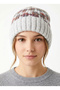 Knitted Detail Winter Beanie - Unisex Soft-Textured Thick-Textured Knit Hat - 3