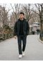 Men's coat water repellent raincoat, puffer jacket, thick coat 3 in 1 coat set - 5