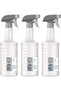 24 oz Empty Plastic Spray Bottles for Cleaning Solutions, 3 Pack