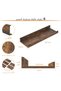 6 Pack Picture Ledge Floating Shelves for Decorate - 3