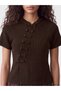 High-Quality Items from Çelebi Store: Women's Knitted Sweater with Chinese Buttons - 5