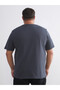 Quality Parts from Çelebi Store Large Size Printed Combed Cotton Men's T-Shirt - 6