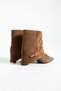 Angel Genuine Leather Women's Stiletto Heel Boots Without a Zipper - 4