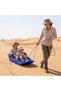 Kids Sand Sled Toboggan Durable Plastic Sandboard with Handles - 6