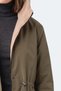 TURN I Unisex Plus Size Khaki Jackets & Coats - 2