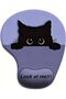 Cute Ergonomic Mouse Pad with Wrist Rest. (Light Purple)