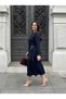 Women's Plus-Size Long-Sleeved Embellished Dress 5482-27 - 2