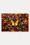 Colorful Butterfly Spring Pattern 540 Doormat, 40x60 cm, Non-Slip Sole, Decorative - 5