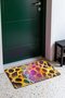 Yellow and Purple Leopard Print Doormat, 40x60 cm, with Non-Slip Sole, Decorative - 3