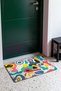 Colorful Memphis Pop-Style Patterned Doormat, 40x60 cm, with Non-Slip Sole, Decorative - 3
