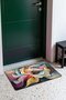 Pastel Leaf-Patterned Doormat, 40x60 cm, with Non-Slip Sole, Decorative - 3