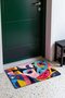 Colorful, Naive, Abstract Patterned Doormat, 40x60 cm, with Non-Slip Sole, Decorative - 3