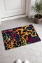 Orange Oil Giraffe-Patterned Doormat, 40x60 cm, with Non-Slip Sole, Decorative - 2