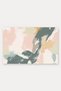 Pink, Khaki, and Mustard Brush Camouflage Print Doormat, 40x60 cm, with Non-Slip Sole, Decorative - 5