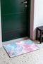 Pink and Blue Cotton Candy Swirl-Patterned Doormat, 40x60 cm, with Non-Slip Sole, Decorative - 3