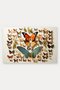 614 Orange and Blue Butterfly-Patterned Doormat, 40x60 cm, with Non-Slip Sole, Decorative - 5