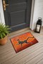 Black and White Animal-Print Doormat, 40x60 cm, with Non-Slip Sole, Decorative - 3