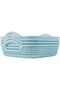 Rectangular Storage Baskets Set - 4 Pieces, Blue | Decorative storage baskets, Organizer,Stackable Utility baskets, Open weave, Multipurpose Closet,Pantry, Bathroom,Shelf, Kitchen, Home decor.