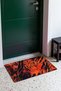 Red and Black Leopard Print Doormat, 40x60 cm, with Non-Slip Sole, Decorative - 3