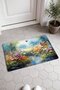 Colorful Flower Garden Pattern 700 Doormat, 40x60 cm, Non-Slip Sole, Decorative - 2