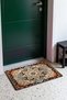 Gray, Blue, and Black Classic Medallion Turkish Rug-Patterned Doormat, 40x60 cm, with Non-Slip Sole - 2