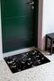 529 Black and White Butterfly-Patterned Doormat, 40x60 cm, with Non-Slip Sole, Decorative - 3