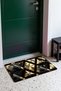 Black Gold Geometric Patterned 011 Doormat, 40x60 cm, Non-Slip Sole, Decorative - 3