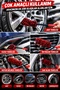 3-Piece Red and Black Flexible Plush Car Wheel Cleaning Brush Set for Exhaust and Detail Cleaning - 2