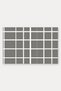Gray and White Checked Grid-Patterned Doormat, 40x60 cm, with Non-Slip Sole, Decorative - 5