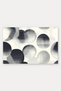Cream and Black Half-Tone Spherical Pattern Doormat, 40x60 cm, with Non-Slip Sole, Decorative - 5