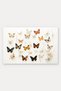 551 Orange and Black Butterfly-Patterned Doormat, 40x60 cm, with Non-Slip Sole, Decorative - 5