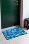 Blue Turquoise Crystal Mosaic-Patterned Doormat, 40x60 cm, with Non-Slip Sole, Decorative - 3