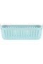 Storage Baskets Set - 4 Pieces, Blue| Stackable Decorative storage baskets, Organizer,Stackable Utility baskets, Open weave, Multipurpose Closet,Pantry, Bathroom,Shelf, Kitchen, Home decor. - 3