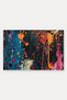 Colorful Drops Patterned Doormat, 40x60 cm, Non-Slip Sole, Decorative - 5