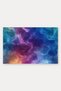 Purple and Blue Cloud- and Abstract Patterned Smoke Doormat, 40x60 cm, with Non-Slip Sole, Decorative - 5