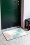 Turquoise, Peach, and Pastel Watercolor Textured Patterned Doormat, 40x60 cm, with Non-Slip Sole, Decorative - 3