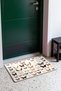 Cream-Brown Butterfly-Patterned 568 Doormat, 40x60 cm, with Non-Slip Sole, Decorative - 3