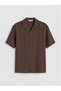 XSIDERegular Fit Crinkle Men's Basic Shirt - 6