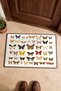 Colorful Butterfly Collection Patterned 571 Doormat, 40x60 cm, Non-Slip Sole, Decorative - 4