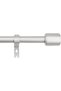 Adjustable Curtain Rod Wall Bracket Hooks, Set of 2, Silver Nickel - 4
