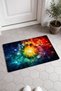 Colorful Geometric Patterned Doormat, 40x60 cm, with Non-Slip Sole, Decorative - 2