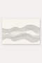 Cream-Gray Japanese wave-patterned doormat with sun motif, 40x60 cm, Non-Slip Sole, Decorative - 5