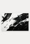 Black and White Diagonal Brush-Patterned Doormat, 40x60 cm, with Non-Slip Sole, Decorative - 5