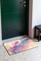 Lilac, Peach, and Pastel Marble Patterned Cloud Doormat, 40x60 cm, with Non-Slip Sole, Decorative - 3