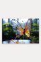 Colorful Butterfly Garden Pattern 653 Doormat, 40x60 cm, Non-Slip Sole, Decorative - 5
