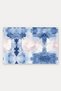 Blue and White Batik Print Doormat, 40x60 cm, with Non-Slip Sole, Decorative - 5