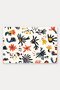 Cream-Colored Mini Folk-Patterned Doormat, 40x60 cm, with Non-Slip Sole, Decorative - 5
