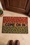 "Come On In" Door Mat, 40x60 cm, Non-Slip Sole, Decorative - 4