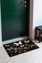 Black and White Butterfly-Patterned 256 Doormat, 40x60 cm, with Non-Slip Sole, Decorative - 3