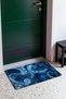 Navy Blue Octopus-Arm Wave-Patterned Doormat, 40x60 cm, with Non-Slip Sole, Decorative - 3